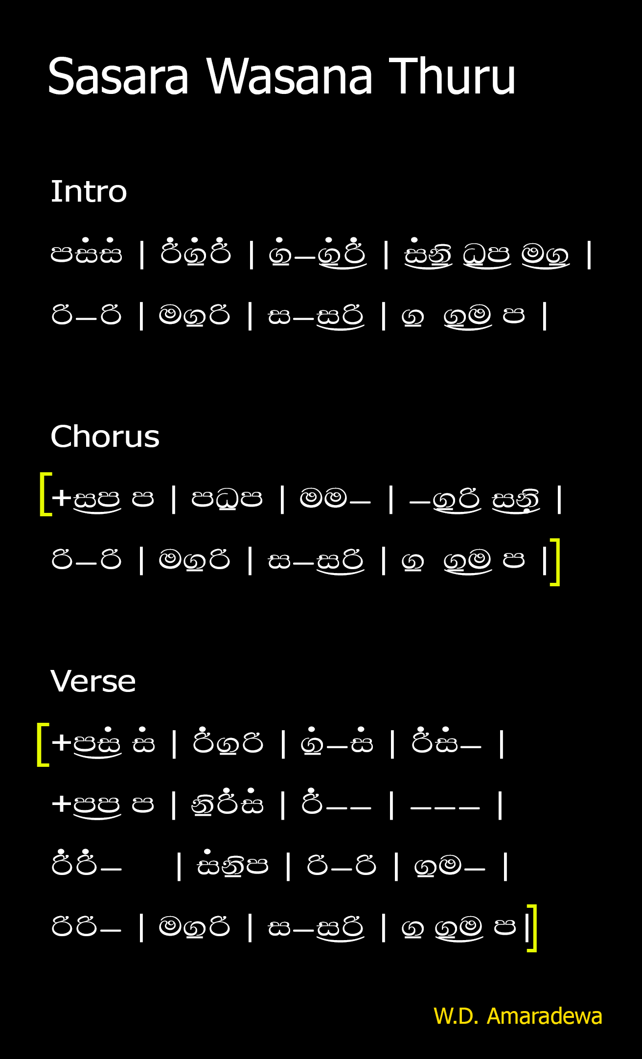 Sasara Wasana Thuru