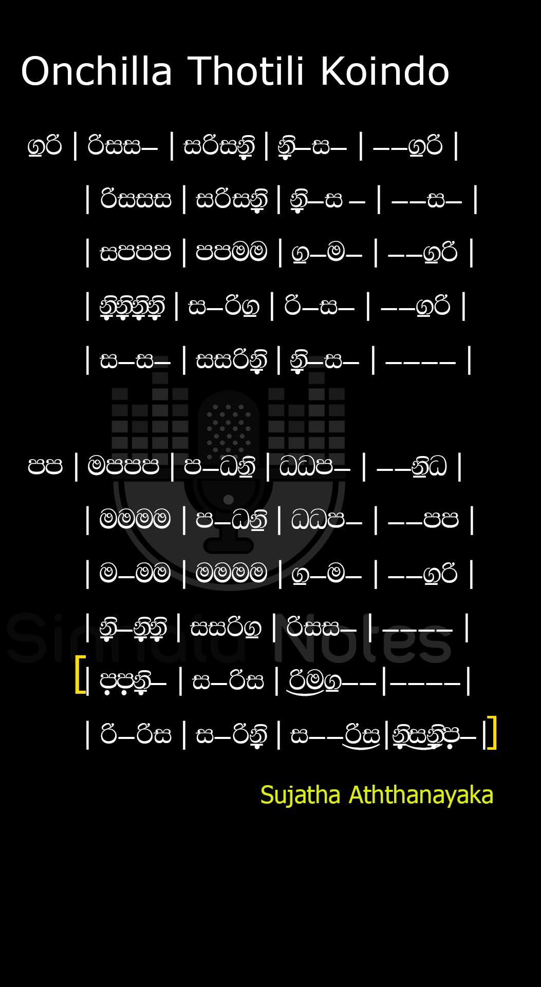 Onchilla Thotili Koindo
